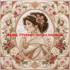 Látkový panel  kolekce IMPERIAL GODDESSES QUILT PATCHWORK 622-62