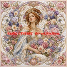 Látkový panel  kolekce IMPERIAL GODDESSES QUILT PATCHWORK 622-64