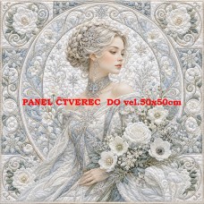Látkový panel  kolekce IMPERIAL GODDESSES QUILT PATCHWORK 622-65