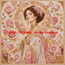 Látkový panel  kolekce IMPERIAL GODDESSES QUILT PATCHWORK 622-72