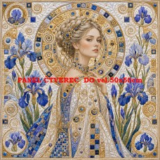 Látkový panel  kolekce IMPERIAL GODDESSES QUILT PATCHWORK 622-74