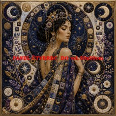 Látkový panel  kolekce IMPERIAL GODDESSES QUILT PATCHWORK 622-77