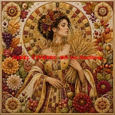 Látkový panel  kolekce IMPERIAL GODDESSES QUILT PATCHWORK 622-79