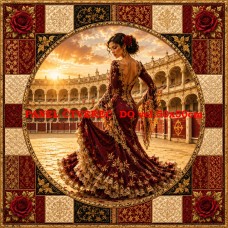 Látkový panel  kolekce FLAMENCO 622-85