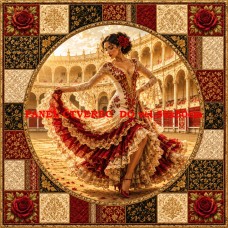 Látkový panel  kolekce FLAMENCO 622-86