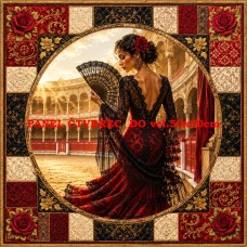 Látkový panel  kolekce FLAMENCO 622-89