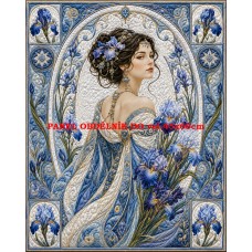 Látkový panel kolekce IMPERIAL GODDESSES QUILT PATCHWORK 622-95