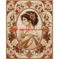 Látkový panel kolekce IMPERIAL GODDESSES QUILT PATCHWORK 622-97