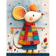 Látkový panel  kolekce  ROZTOMILÝ PATCHWORK  623-1