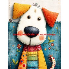 Látkový panel  kolekce  ROZTOMILÝ PATCHWORK  623-11