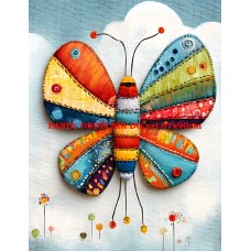 Látkový panel  kolekce  ROZTOMILÝ PATCHWORK  623-12