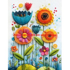 Látkový panel  kolekce  ROZTOMILÝ PATCHWORK  623-17