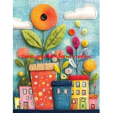 Látkový panel  kolekce  ROZTOMILÝ PATCHWORK  623-21