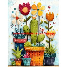 Látkový panel  kolekce  ROZTOMILÝ PATCHWORK  623-22