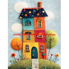 Látkový panel  kolekce  ROZTOMILÝ PATCHWORK  623-26