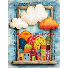 Látkový panel  kolekce  ROZTOMILÝ PATCHWORK  623-29