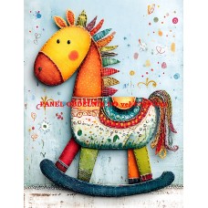 Látkový panel  kolekce  ROZTOMILÝ PATCHWORK  623-4