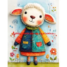 Látkový panel  kolekce  ROZTOMILÝ PATCHWORK  623-56