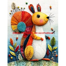 Látkový panel  kolekce  ROZTOMILÝ PATCHWORK  623-6