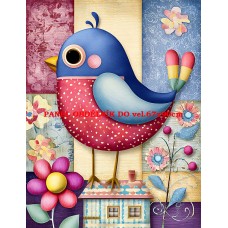 Látkový panel  kolekce  ROZTOMILÝ PATCHWORK  623-85