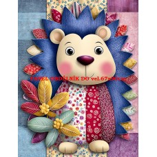 Látkový panel  kolekce  ROZTOMILÝ PATCHWORK  623-87