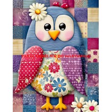Látkový panel  kolekce  ROZTOMILÝ PATCHWORK  623-90