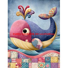 Látkový panel  kolekce  ROZTOMILÝ PATCHWORK  623-92