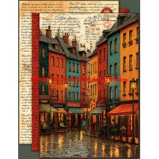 Látkový panel  kolekce  RAINY DAY 624-11