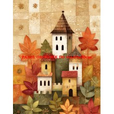 Látkový panel  kolekce  PODZIMNÍ PATCHWORK  629-10
