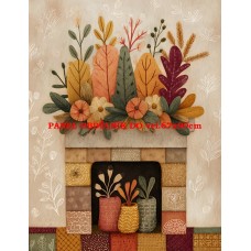 Látkový panel  kolekce  PODZIMNÍ PATCHWORK  629-19
