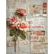 Látkový panel kolekce VINTAGE BOTANICAL 630-178