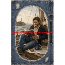 Látkový panel kolekce DENIM MEN’S WORLD 631-107