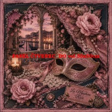 Látkový panel kolekce LA MASCHERA ROSA  631-169