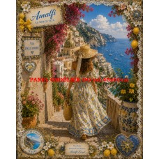 Látkový panel kolekce DENIM LACE AMALFI 631-71