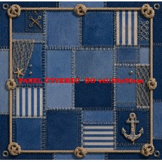 Látkový panel kolekce NAUTICAL DENIM BREEZE  631-90