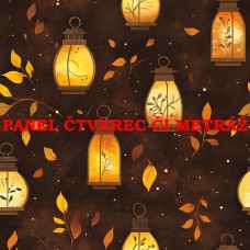 Látkový panel  či metráž kolekce PODZIM  634-151