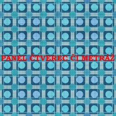 Látkový panel  či metráž kolekce DOPLŇKOVÉ DO BAREVNÝCH KOMBINACÍ  - TYRKYSOVÁ, MODRÁ, ZELENÁ  636-74