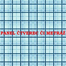 Látkový panel  či metráž kolekce DOPLŇKOVÉ DO BAREVNÝCH KOMBINACÍ  - TYRKYSOVÁ, MODRÁ, ZELENÁ  636-76
