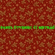 Látkový panel či metráž kolekce VÁNOCE 640-310
