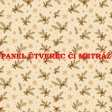 Látkový panel či metráž kolekce VÁNOCE 640-311