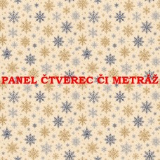 Látkový panel či metráž kolekce VÁNOCE 640-339