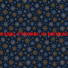 Látkový panel či metráž kolekce VÁNOCE 640-340