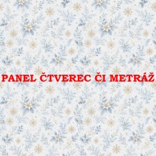 Látkový panel či metráž kolekce VÁNOCE 640-370
