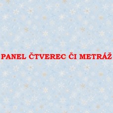 Látkový panel či metráž kolekce VÁNOCE 640-371
