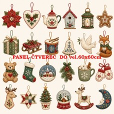BAVLNĚNÝ PANEL  45x45 cm fbv811