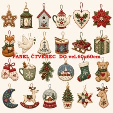 BAVLNĚNÝ PANEL  35x35 cm fbv815