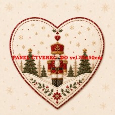  Látkový panel kolekce VÁNOCE 640-52