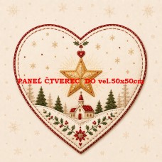  Látkový panel kolekce VÁNOCE 640-57