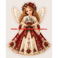 Panel na VÁNOČNÍ 3D POLŠTÁŘEK / OZDOBY   641-220 zrcadlově