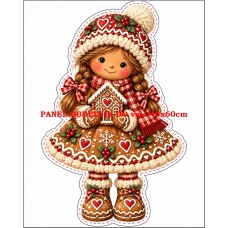 Panel na VÁNOČNÍ 3D POLŠTÁŘEK / OZDOBY   641-235